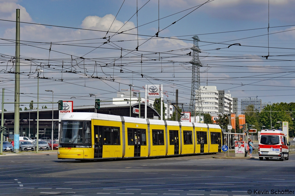 Wagen 9051 | Allee der Kosmonauten/Rhinstraße | 07.08.2020