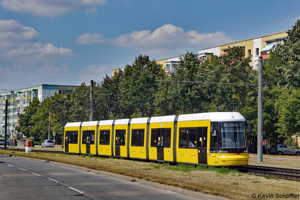 Wagen 9091 | Hellersdorf Riesaer Straße | 07.08.2020