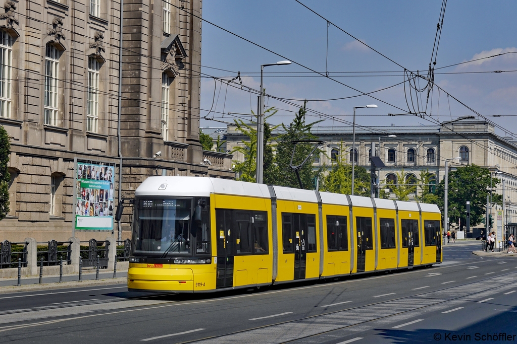 Wagen 9119 | Invalidenstraße | 08.08.2020