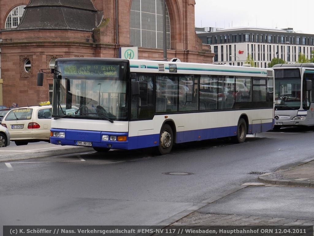 EMS-NV 117 Wiesbaden Hauptbahnhof 12.04.2011