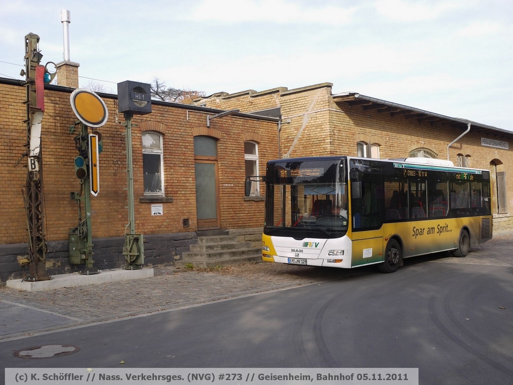 EMS-NV 129 Geisenheim Bahnhof 05.11.2011