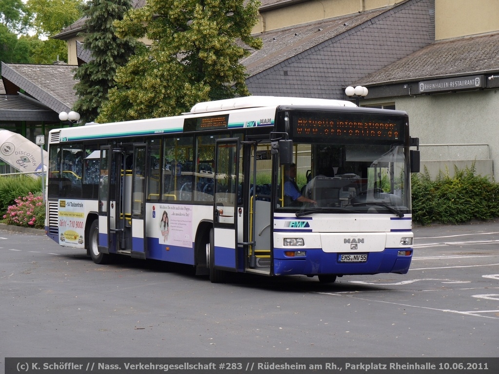 EMS-NV 55 Rüdesheim (Rhein) Parkplatz Rheinhalle 10.06.2011