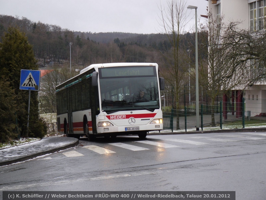 RÜD-WO 400 Riedelbach Talaue (nahe Schule) 20.01.2012