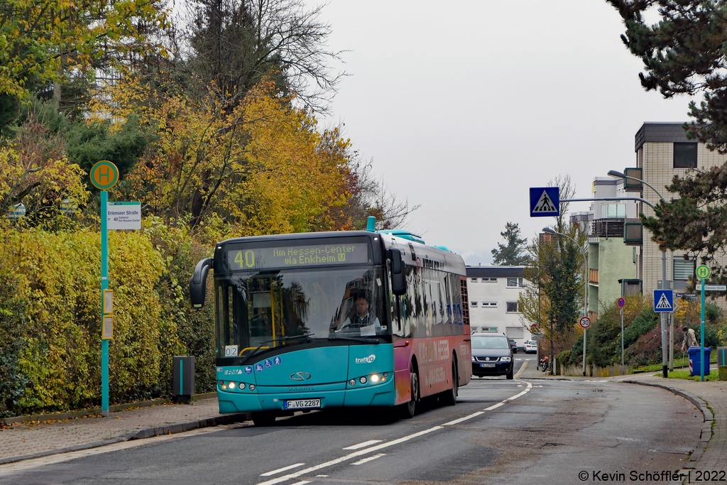 Wagen 287 | F-VG 2287 | Bergen Erlenseer Straße | 03.12.2022