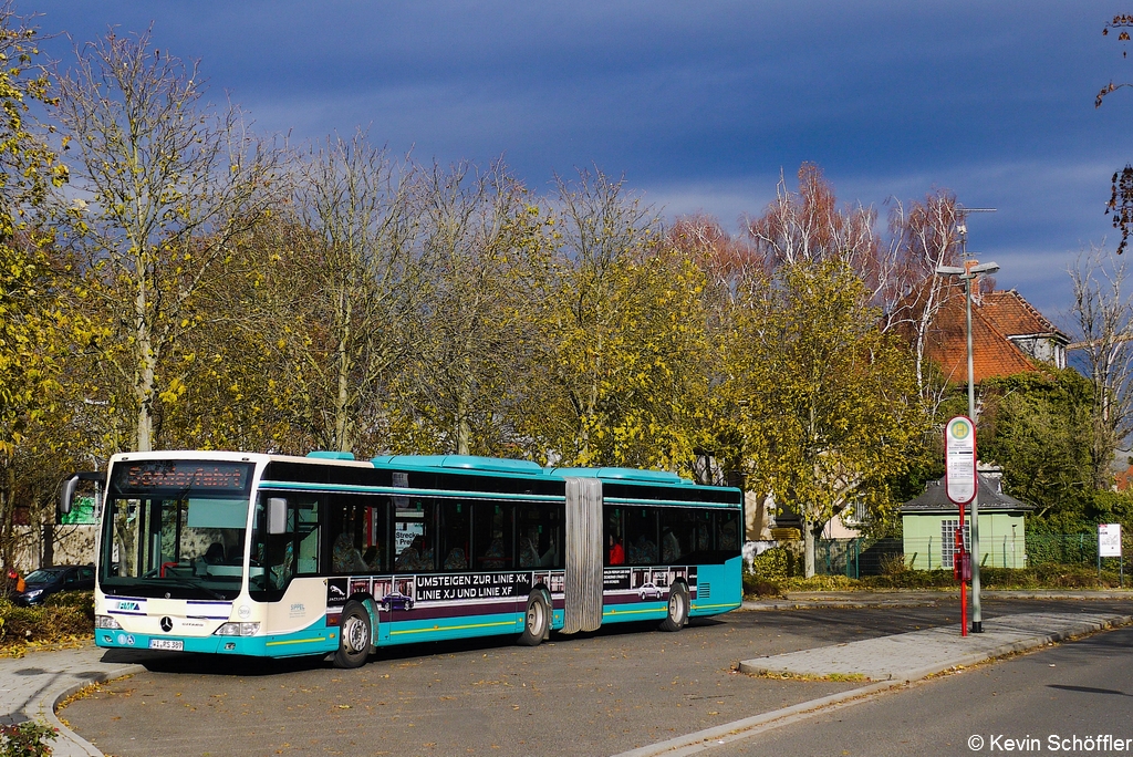 WI-RS 389 Flörsheim (Main) Bahnhof Nordseite 20.11.2016