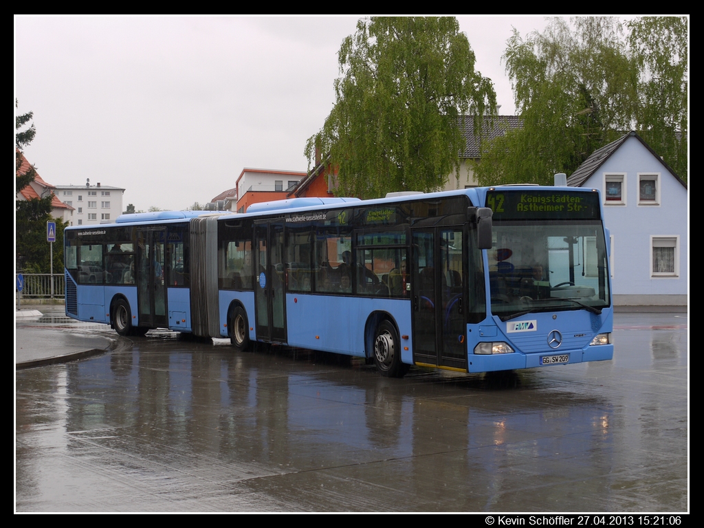 GG-SW 209 Rüsselsheim Bahnhof 27.04.2013