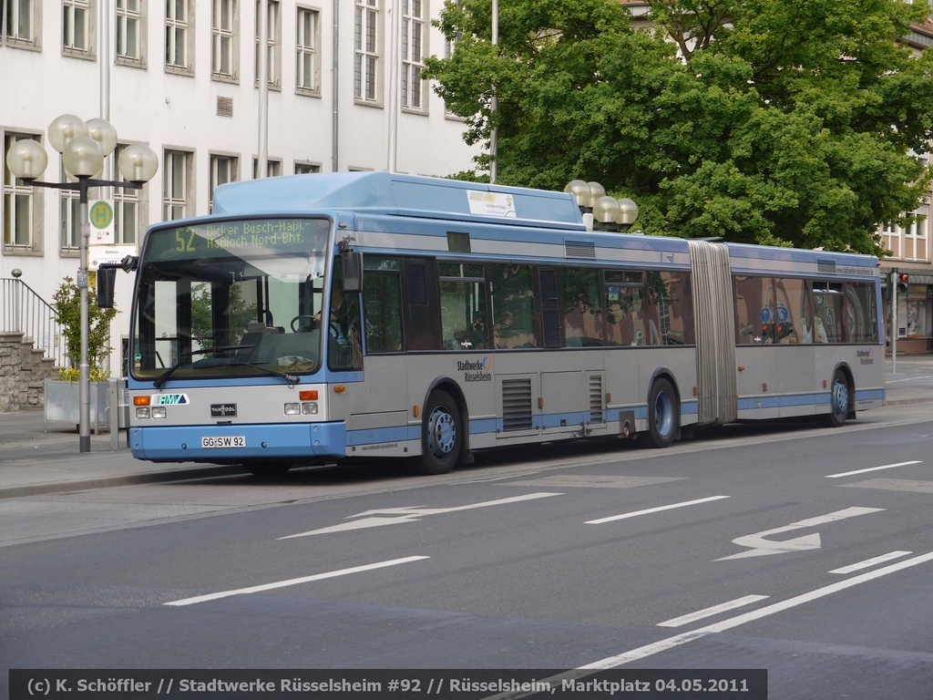 GG-SW 92 Rüsselsheim Marktplatz 04.05.2011