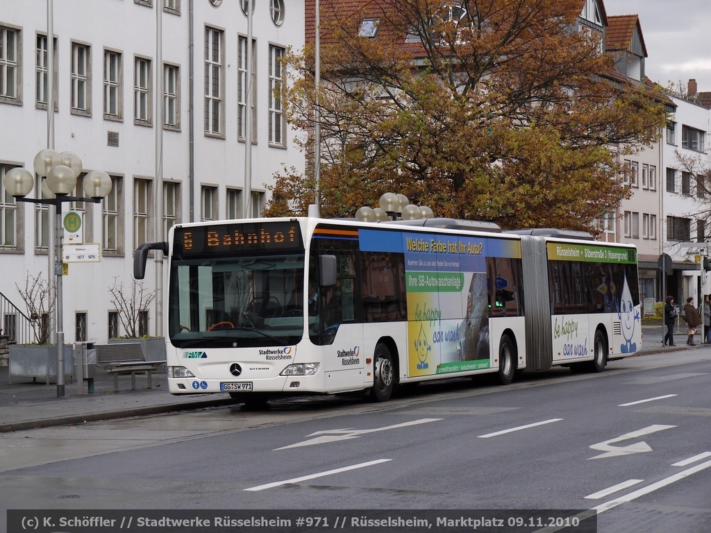 GG-SW 971 Rüsselsheim Marktplatz 09.11.2010