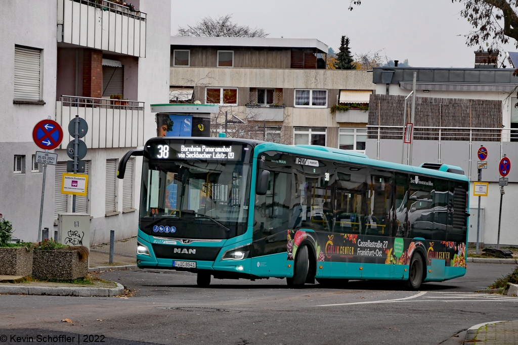 Wagen 541 | F-IC 8541 | Seckbach Atzelberg West | 03.12.2022