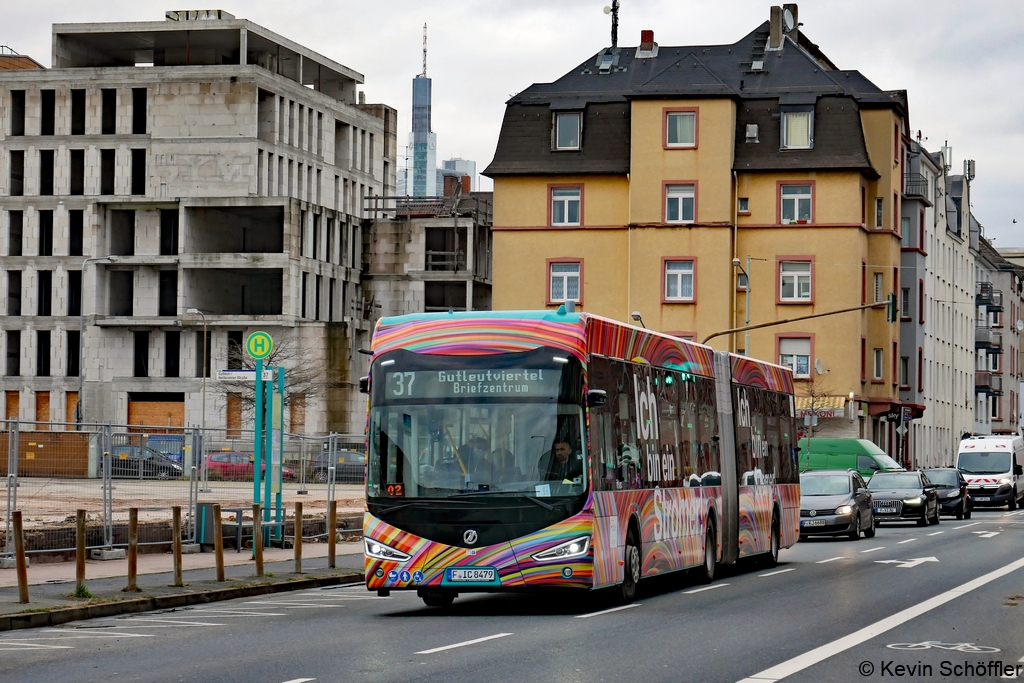 Wagen 479 | F-IC 8479 | Gutleut-/Heilbronner Straße | 05.01.2022