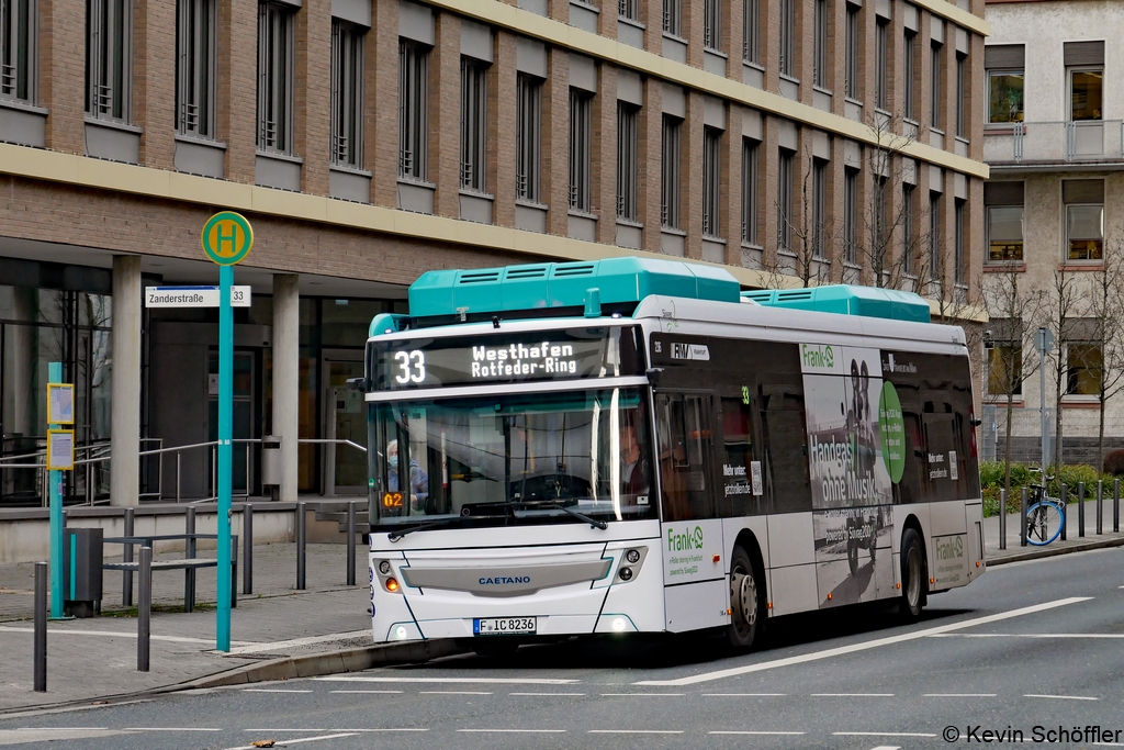 Wagen 236 | F-IC 8236 | Westhafen Zanderstraße | 05.01.2022