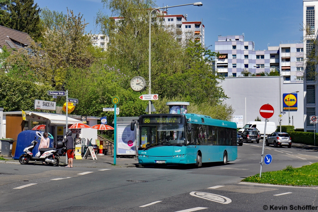 Wagen 303 | F-VG 2303 | Seckbach Eschweger Straße | 19.04.2018