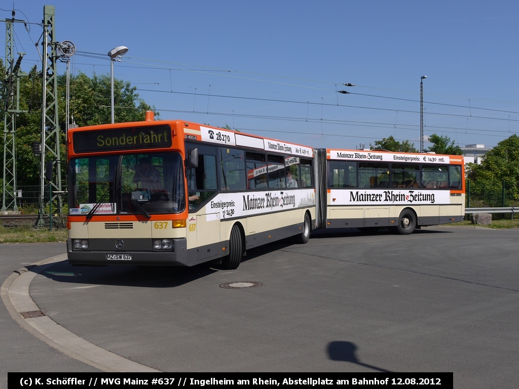 MZ-SW 637 Ingelheim Bahnhof (ORN-Abstellplatz) 12.08.2012