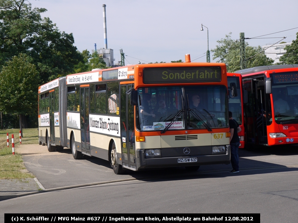 MZ-SW 637 Ingelheim Bahnhof (Abstellplatz ORN) 12.08.2012