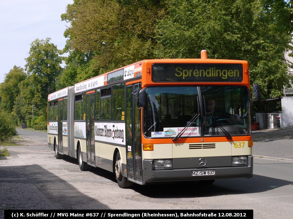 MZ-SW 637 Sprendlingen Bahnhofstraße 12.08.2012