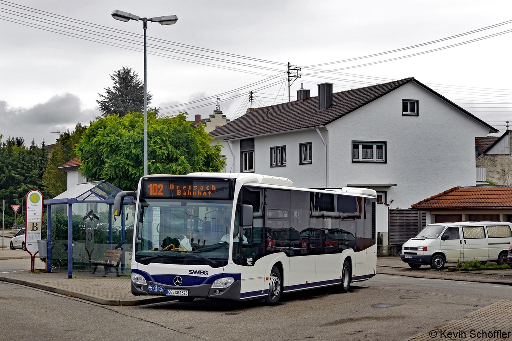 Wagen 328 | OG-SW 1328 | Endingen am Kaiserstuhl, Bahnhof | 29.09.2020