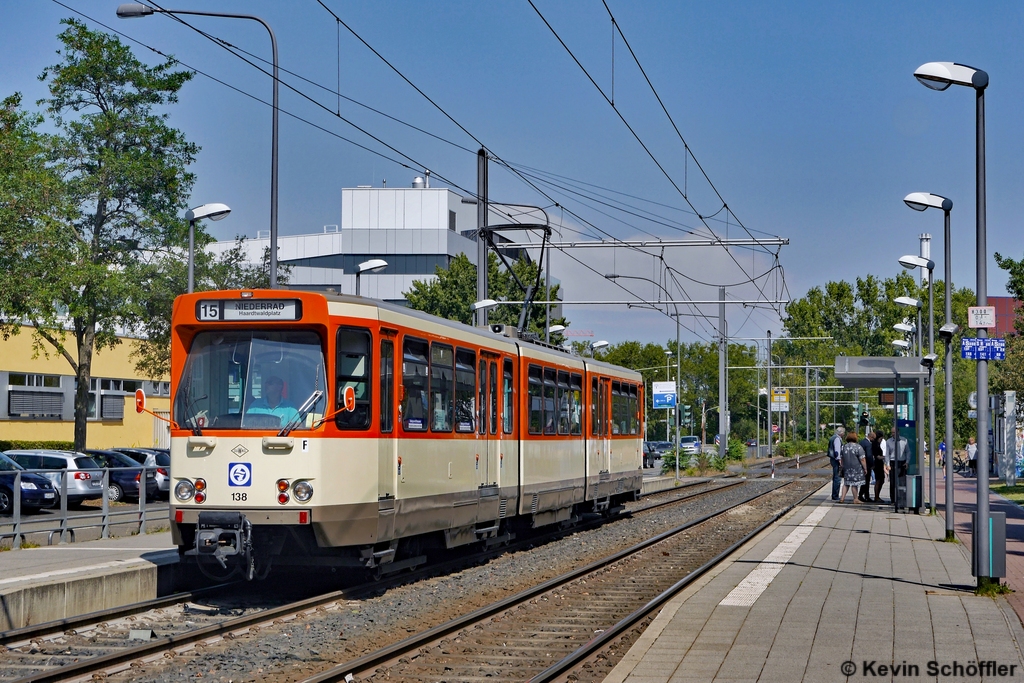 Wagen 138 | Niederrad H.-Hoffmann-Straße/Blutspendedienst | 17.08.2018