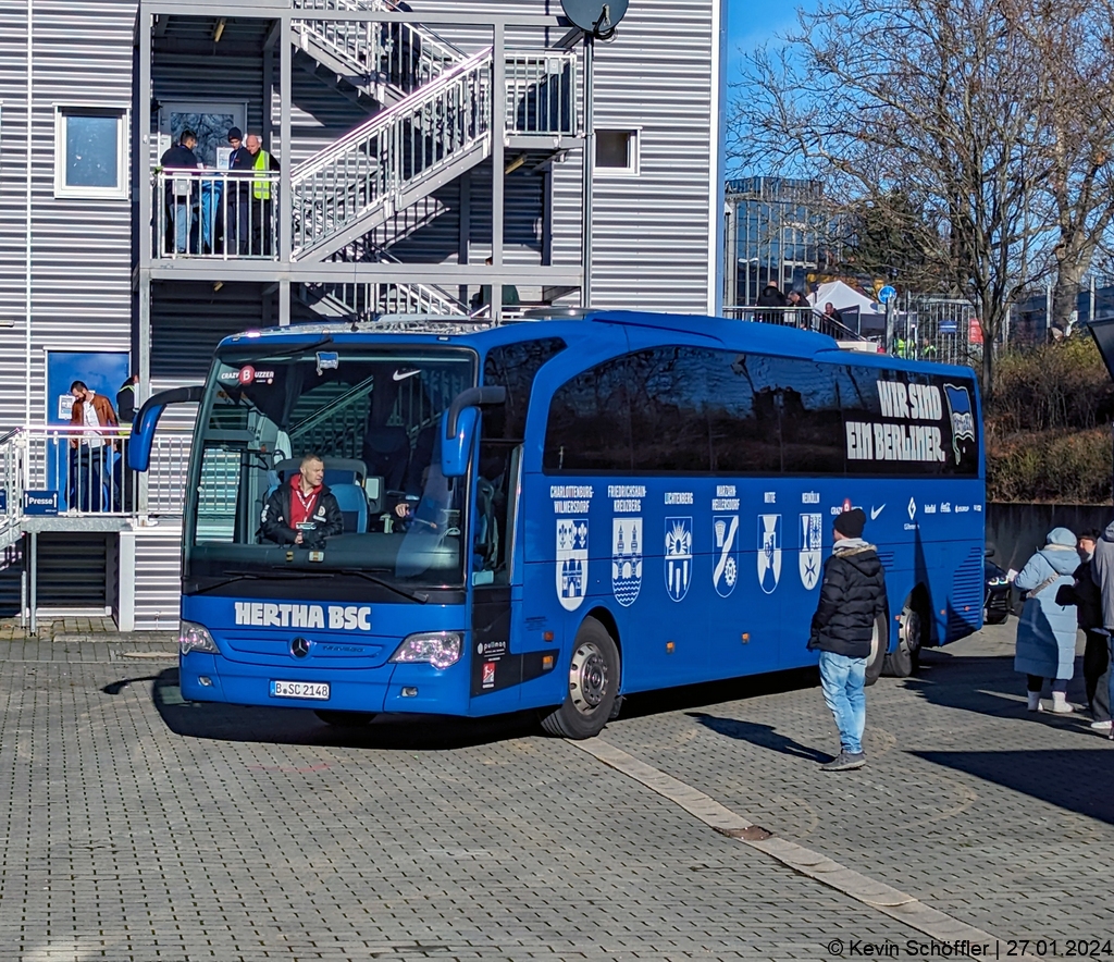 Busverkehr Berlin | B-SC 2148 | Wiesbaden Brita-Arena | 27.01.2024