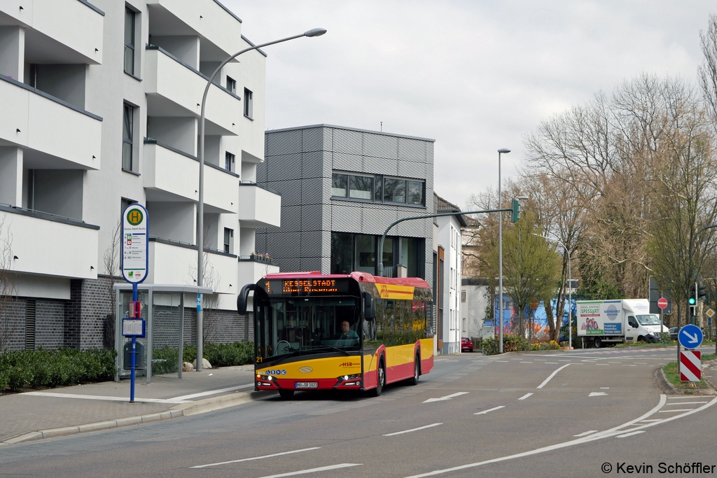 Wagen 21 | HU-SB 1821 | Gustav-Adolf-Straße | 02.04.2021