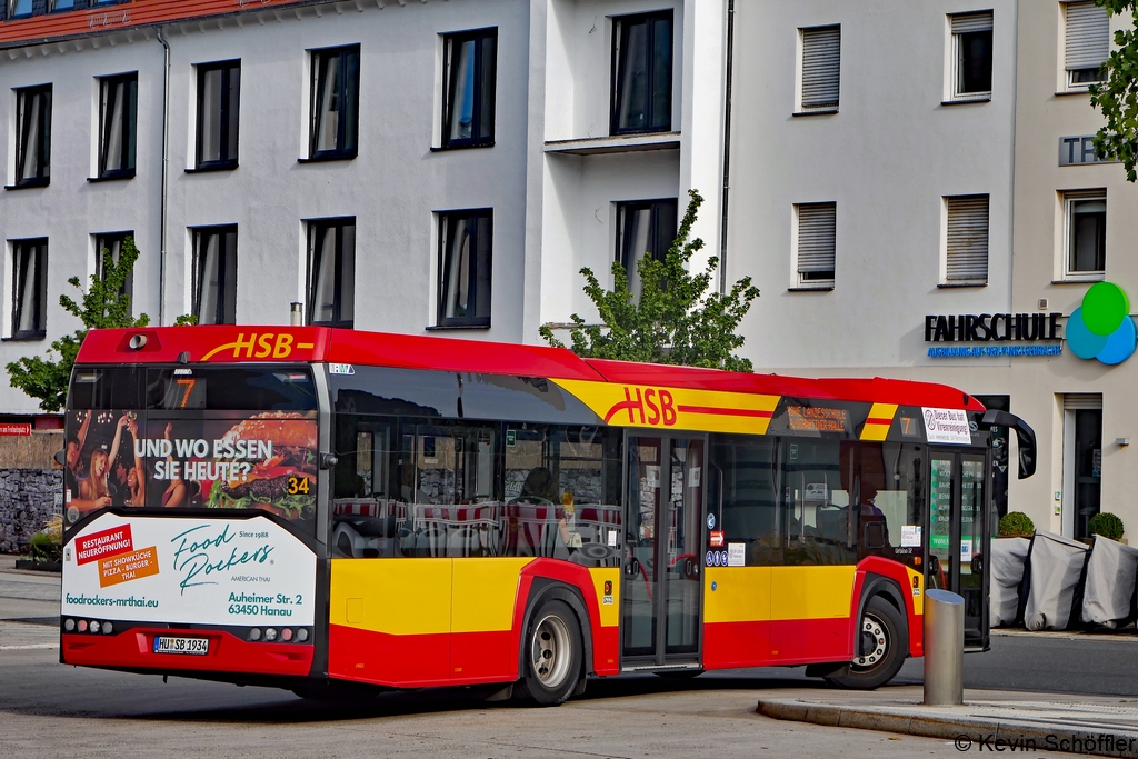 Wagen 34 | HU-SB 1934 | Hanau Freiheitsplatz | 12.08.2021