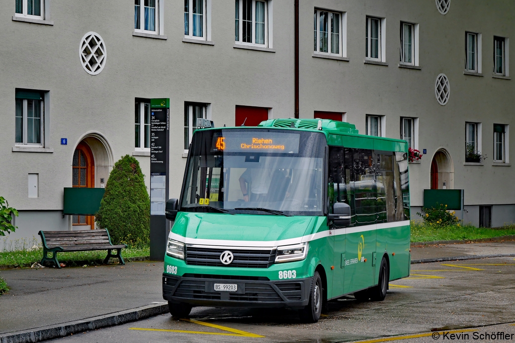 Wagen 8603 | BS 99'203 | Riehen Habermatten | 06.07.2021