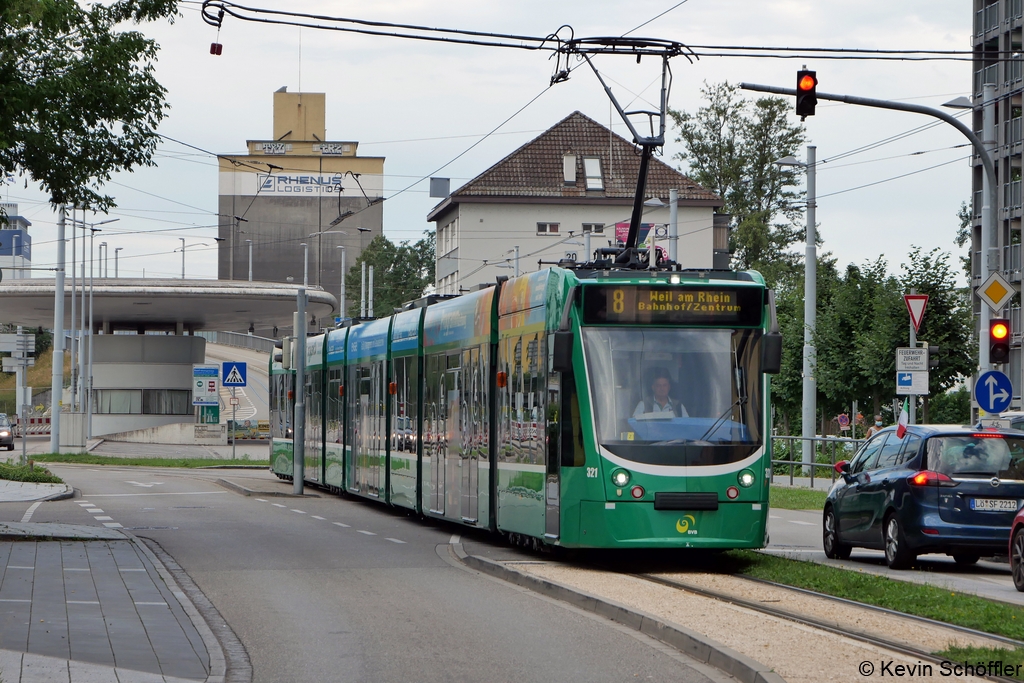 Wagen 321 | Weil am Rhein Zollstraße | 06.07.2021