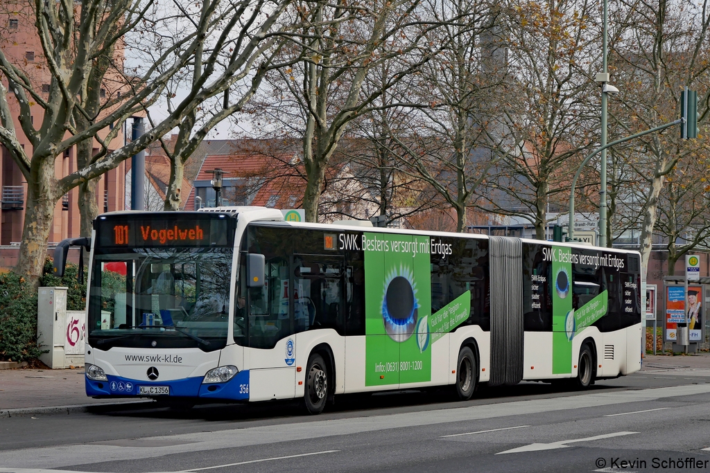 Wagen 356 | KL-C 1356 | Kaiserslautern Stadtmitte | 20.11.2021