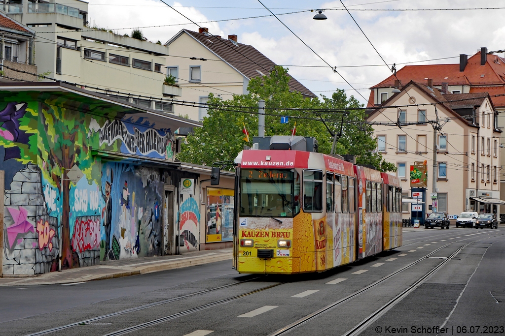 Wagen 201 | Zellerau Frankfurter Straße | 06.07.2023