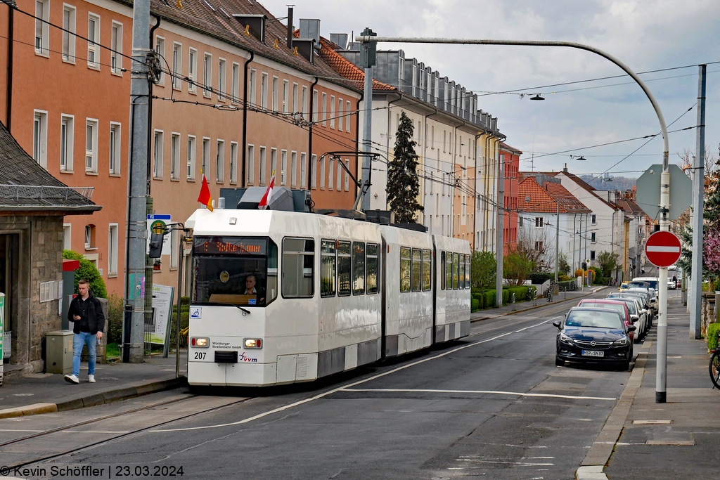 Wagen 207 | Uni-Klinikum Bereich D | 23.03.2024