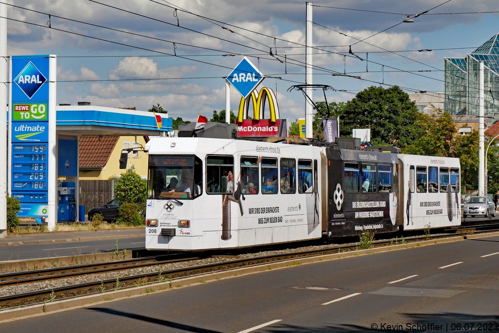 Wagen 208 | Heidingsfeld Mergentheimer Straße | 06.07.2023