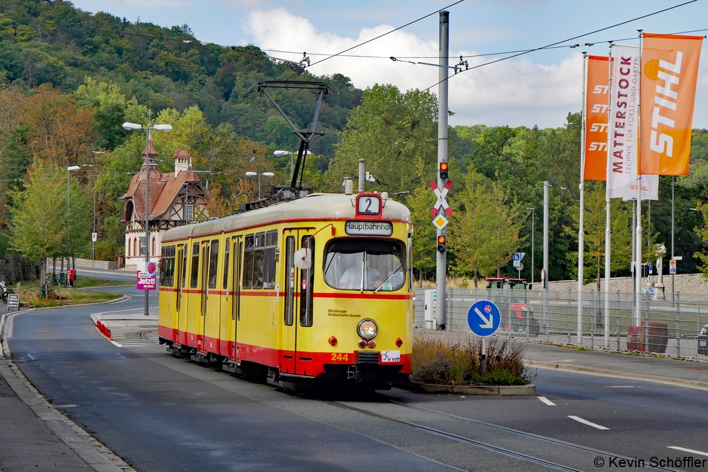 Wagen 244 | Zellerau Frankfurter Straße | 24.09.2021