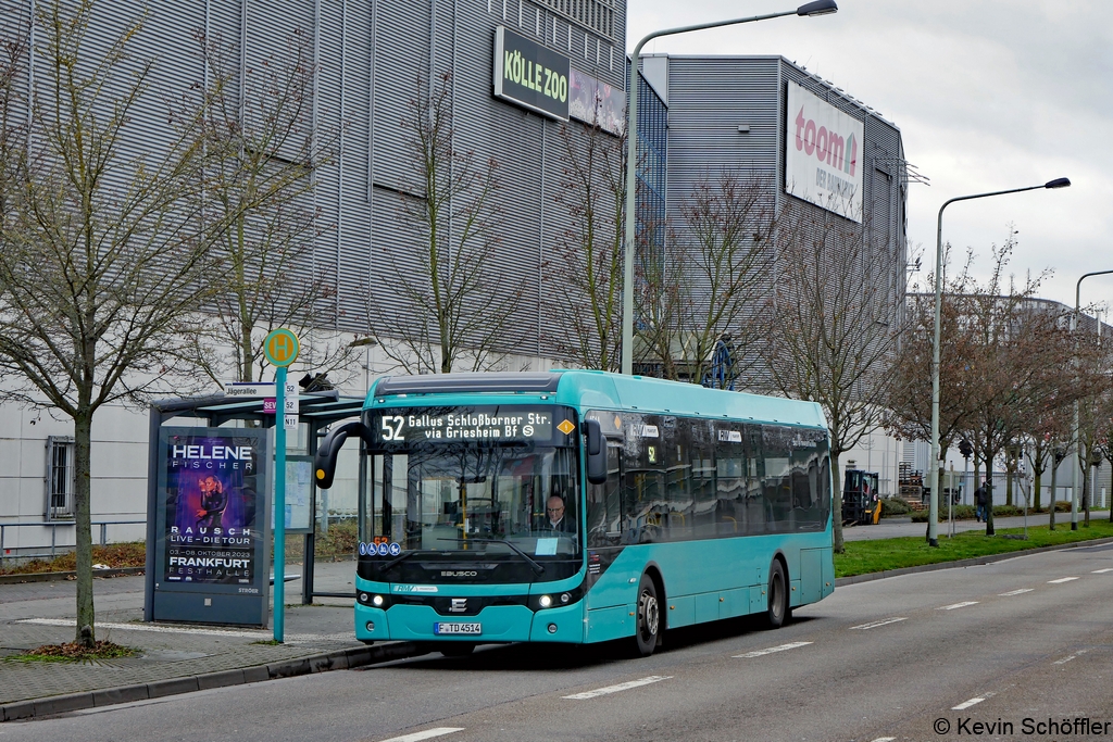 Wagen 4514 | F-TD 4514 | Griesheim Jägerallee | 05.01.2022