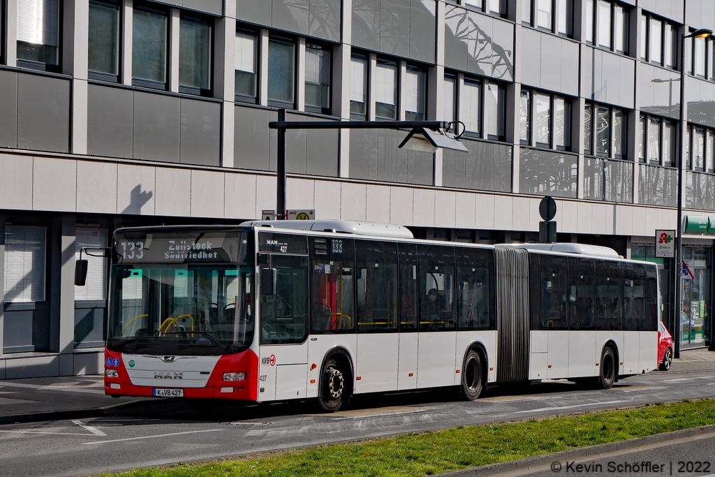 Wagen 427 | K-VB 427 | Breslauer Platz/Hbf. | 12.03.2022