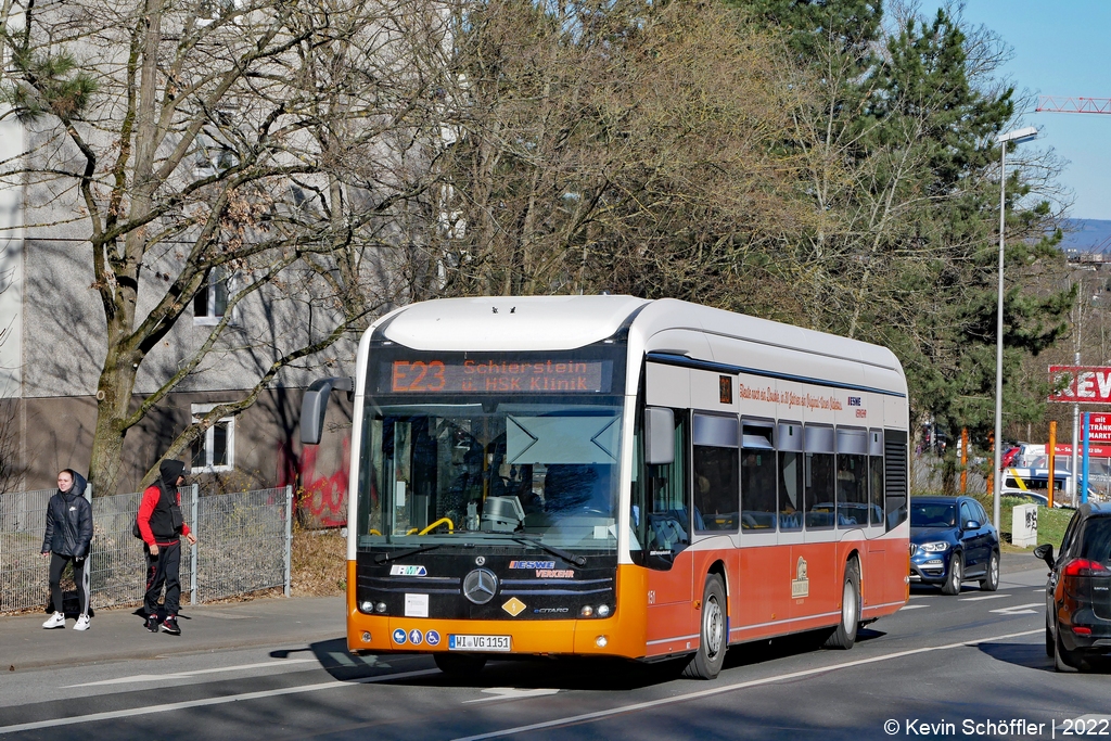 Wagen 151 | WI-VG 1151 | Dotzheim Ludwig-Erhard-Straße | 18.03.2022