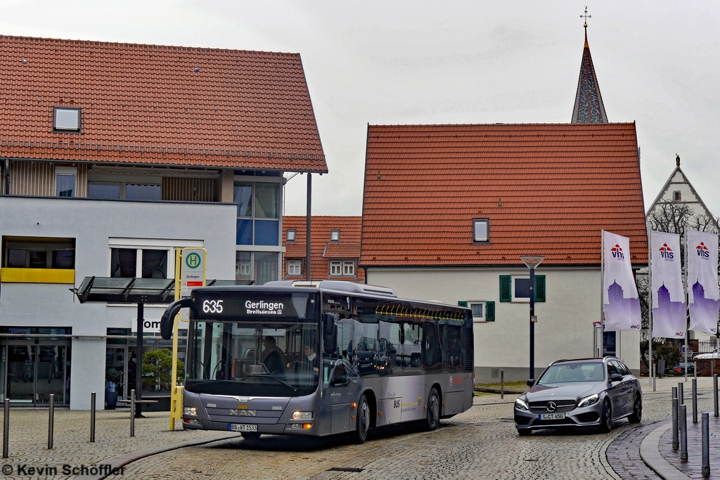 BB-WT 1533 | Gerlingen Stadtbahn | 14.03.2019