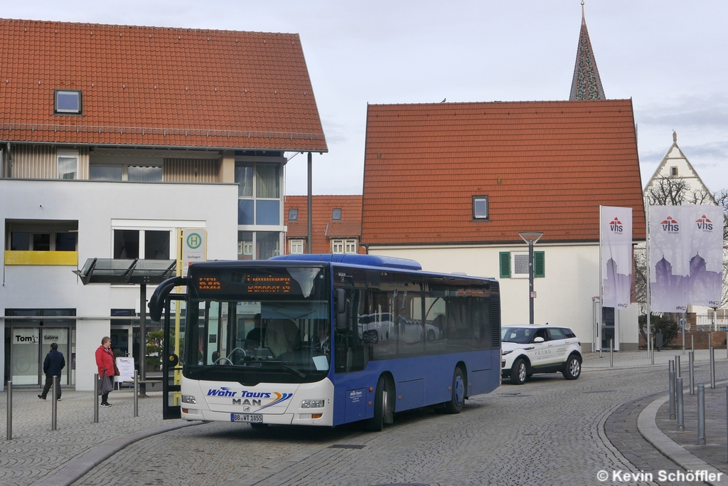BB-WT 1855 | Gerlingen Stadtbahn | 12.03.2019