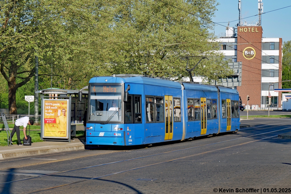 Wagen 670 | Platz der Deutschen Einheit | 01.05.2025
