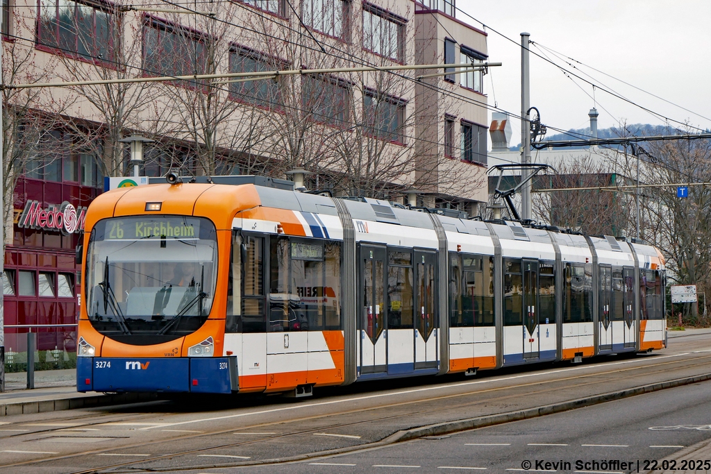Wagen 3274 | Heidelberg Rudolf-Diesel-Straße | 22.02.2025