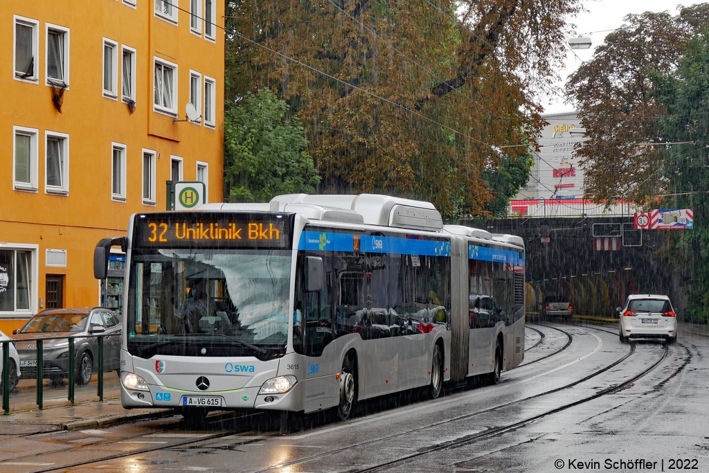 Wagen 3615 | A-VG 615 | Rosenaustraße | 20.08.2022