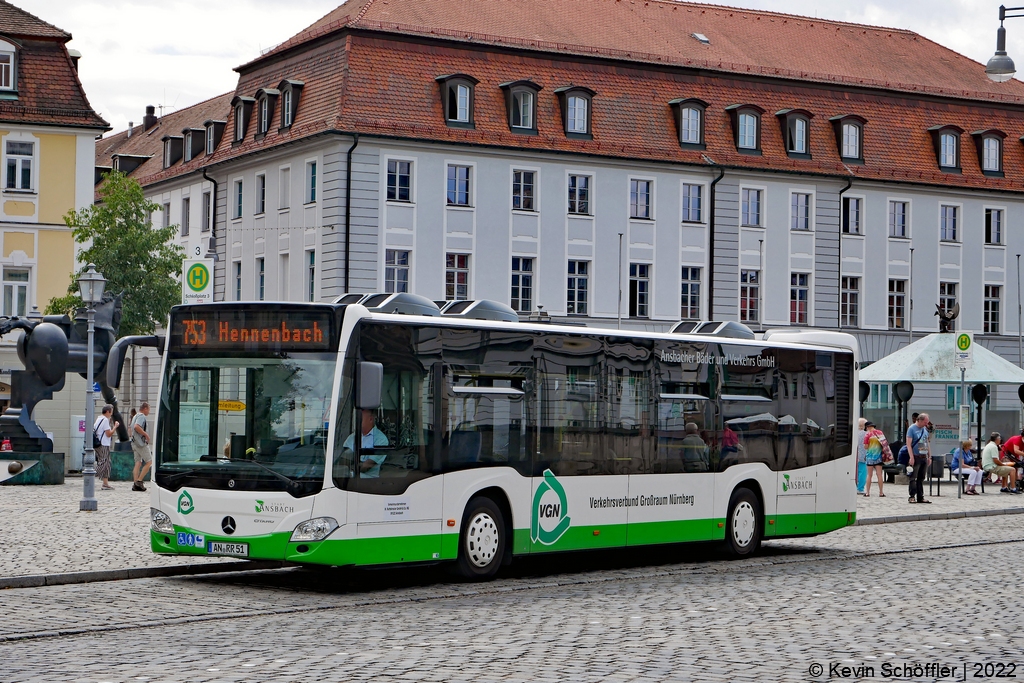 AN-RR 51 | Ansbach Schloßplatz | 16.08.2022