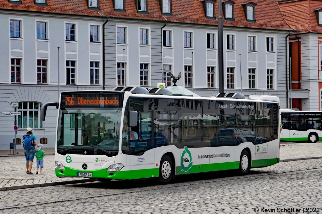 AN-RR 96 | Ansbach Schloßplatz | 16.08.2022