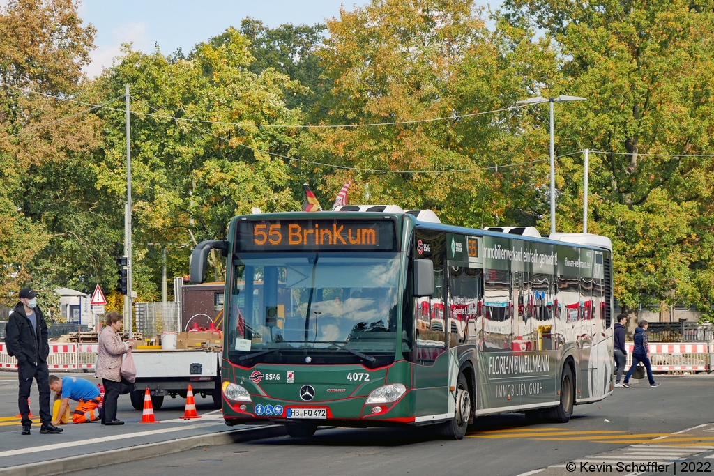 Wagen 4072 | HB-FQ 472 | Huchting Roland-Center | 18.10.2022