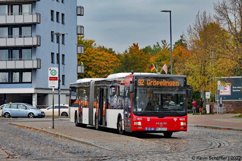 Wagen 4635 | HB-BQ 635 | Vegesack Bahnhof | 17.10.2022