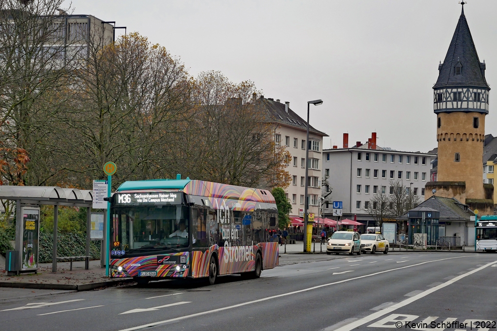 Wagen 246| F-IC 8246 | Bockenheimer Warte (Senckenbergmuseum) | 30.11.2022