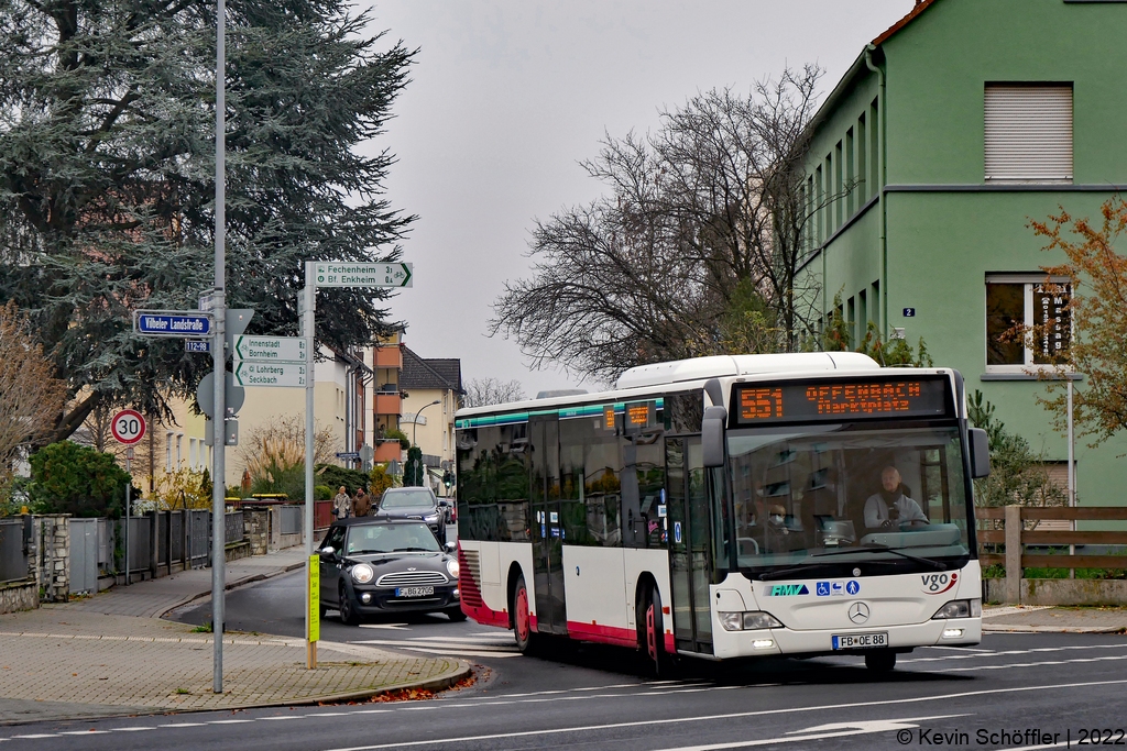 FB-OE 88 | Frankfurt-Enkheim Barbarossa-/Viilbeler Landstraße | 03.12.2022