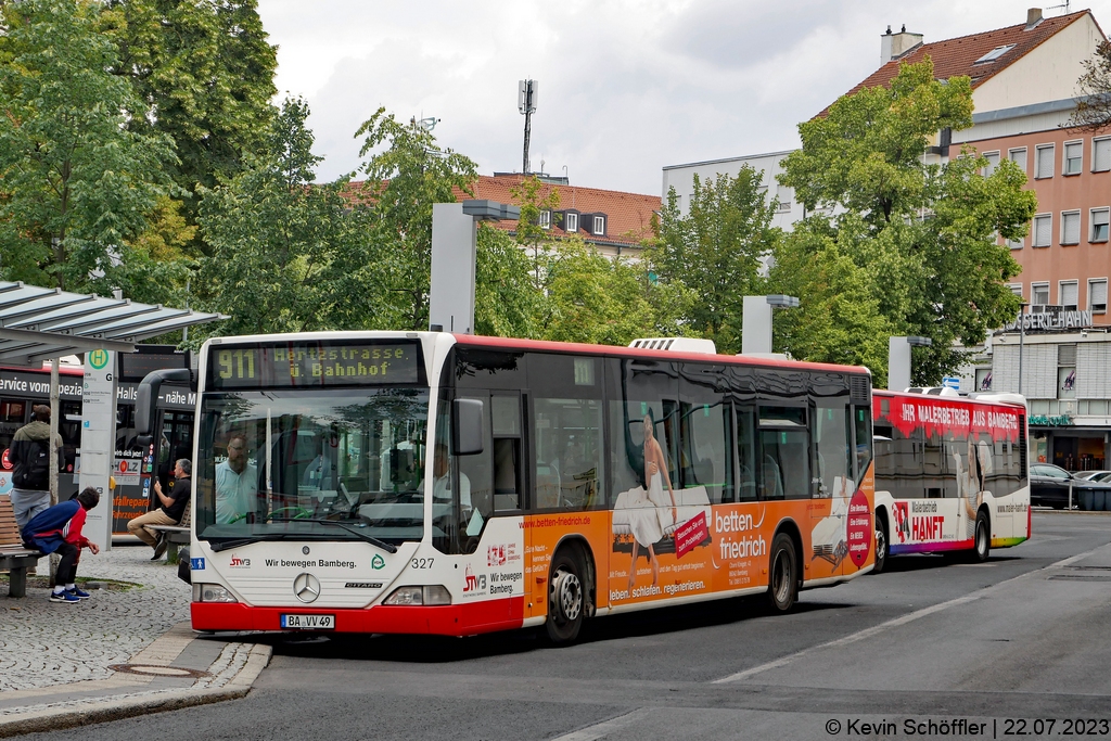 Wagen 327 | BA-VV 49 | ZOB Stadtmitte | 23.07.2023