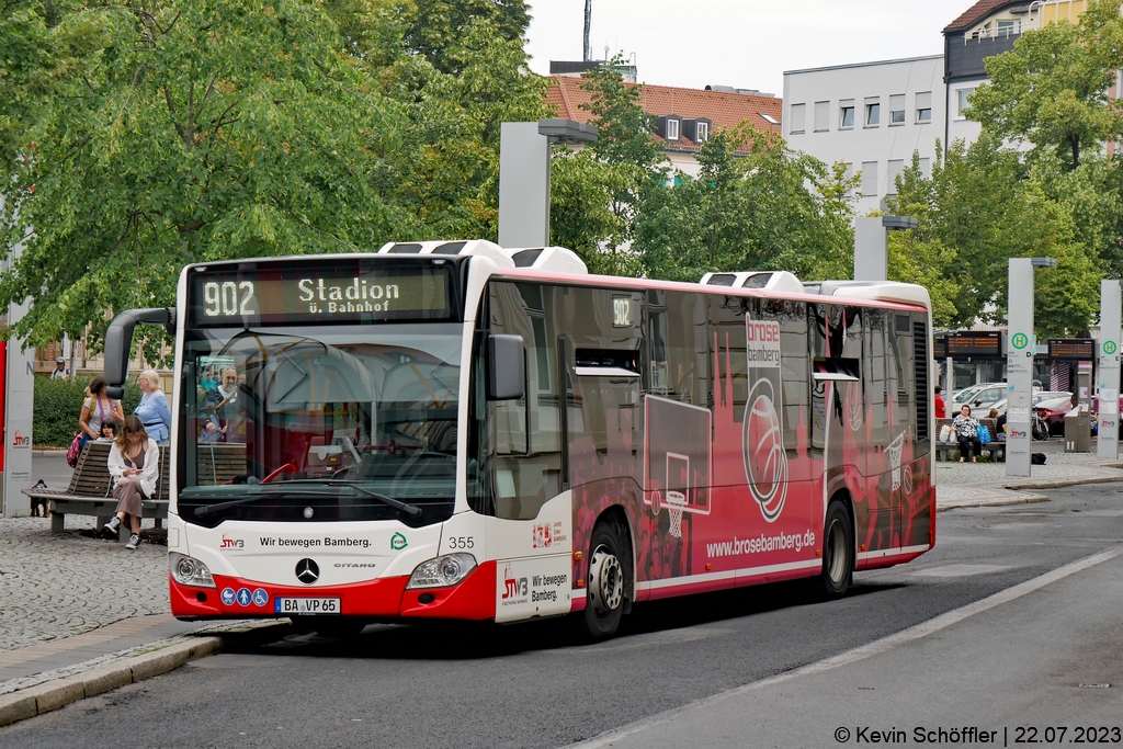 Wagen 355 | BA-VP 65 | ZOB Stadtmitte | 23.07.2023