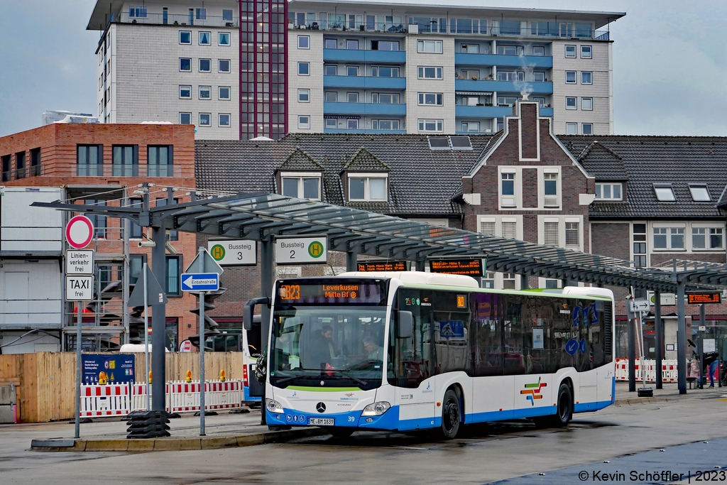 Wagen 39 | ME-BM 1839 | Monheim Busbahnhof | 19.02.2023