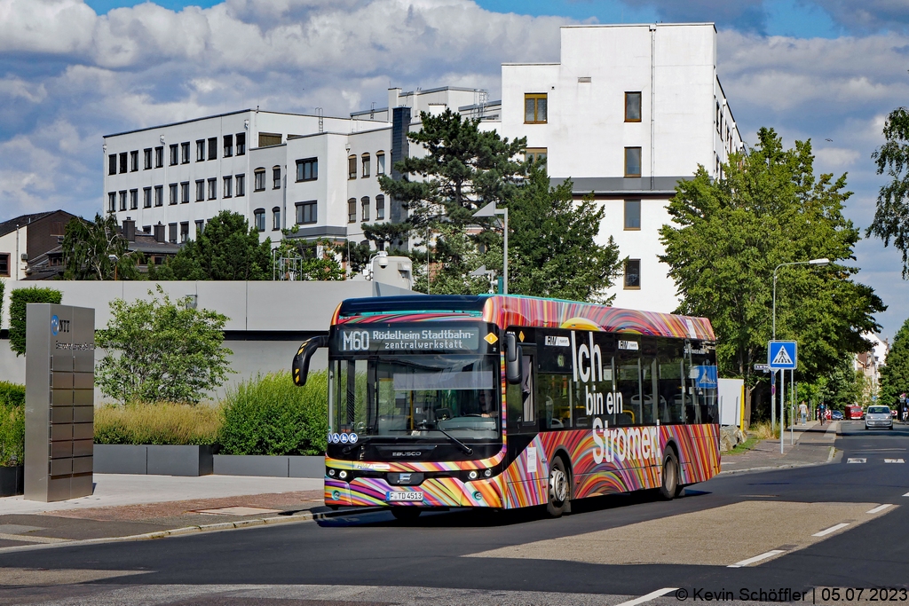 Wagen 4513 | F-TD 4513 | Rödelheim Wolf-Heidenheim-Straße | 05.07.2023