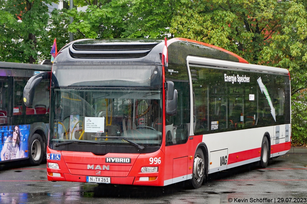 VAG Nürnberg | N-TX 261| Schweinau VAG-Betriebshof | 30.07.2023